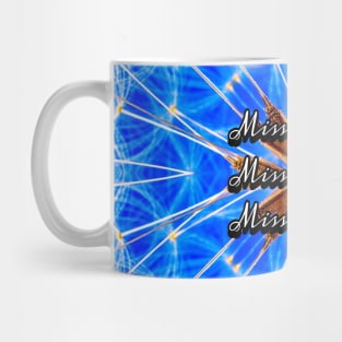 Beautiful dandelion seed pattern. Mug